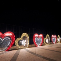 8. Love Lock Promenade adorned with LED string light and angel graphic in neon light .jpg